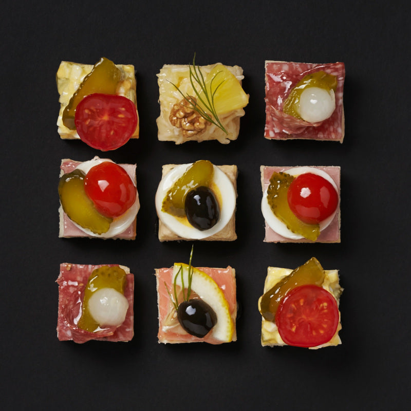 Canapés (12 Stück, gemischt)