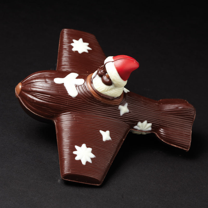 Chlaus im Flugzeug, hell