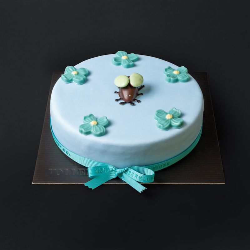 Mandelbiscuittorte MAIKÄFER (blau)