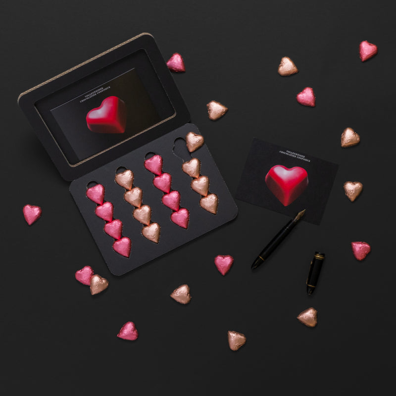 Mailer Coeurs au chocolat