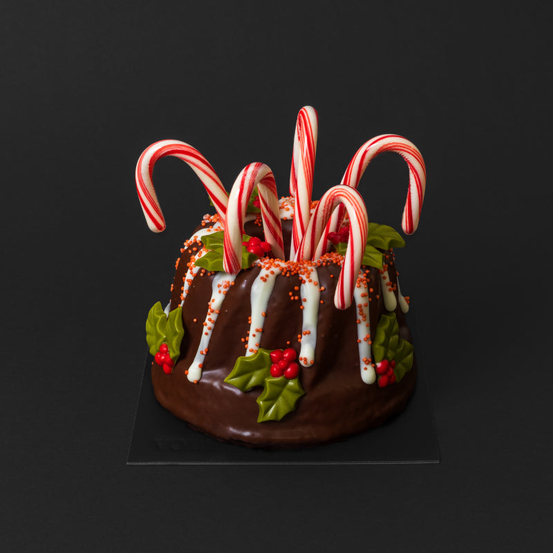 Candy Cane Gugelhopf