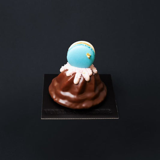 Mandelgugelhopf Macaron (bleu)