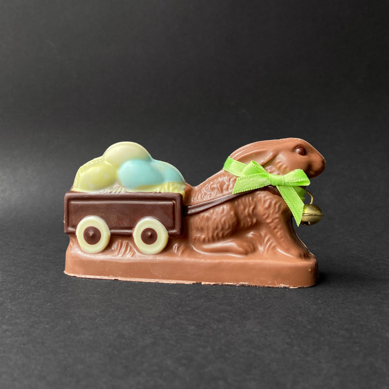Hase mit Wagen (klein)