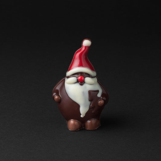 Chlaus Mützchen (rot) Dunkle Schokolade